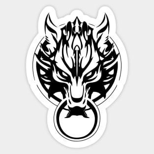 FF7  Fenrir Wolf Sticker